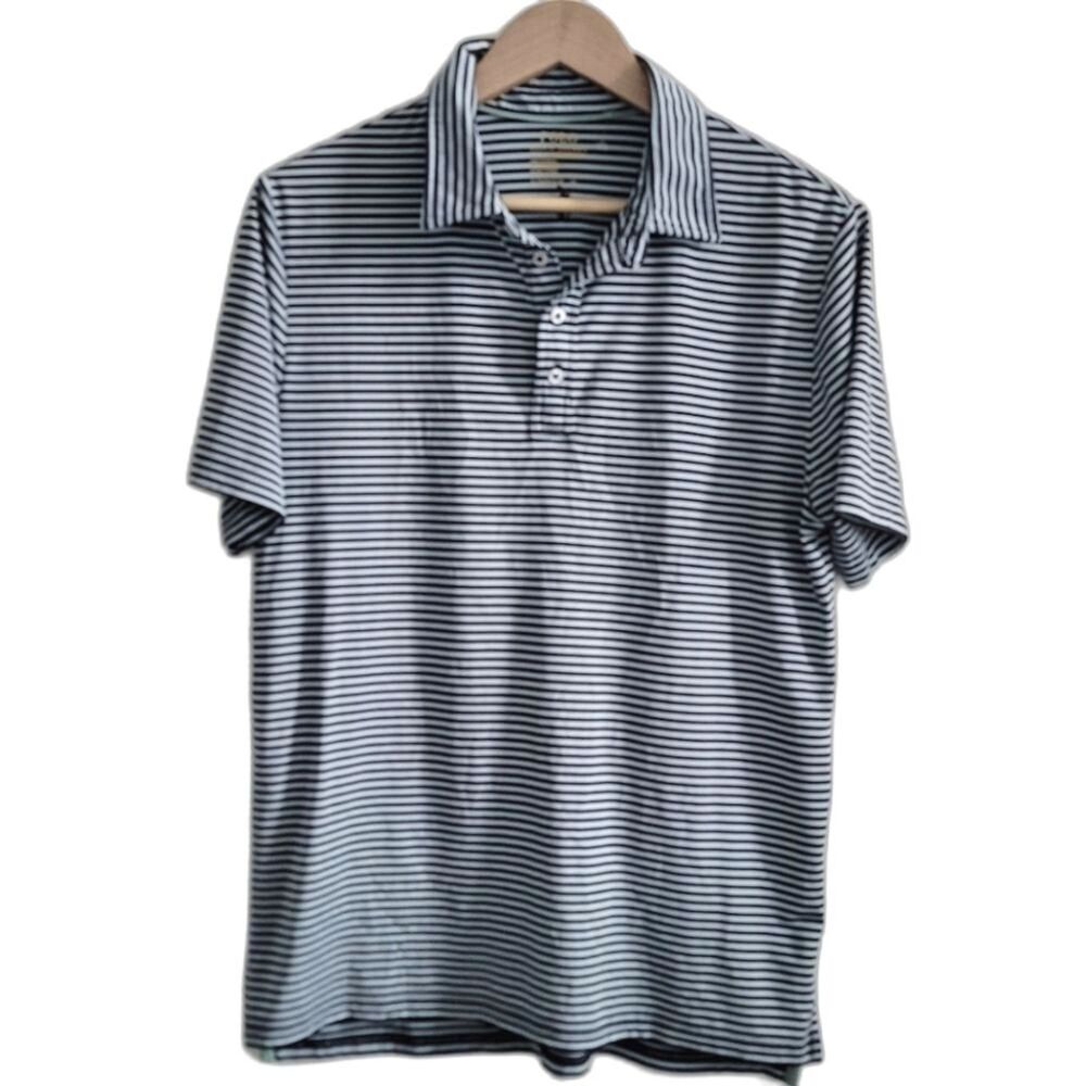 Polo Ralph Lauren Performance Men's Blue Striped Polo shirt size XL Golf
